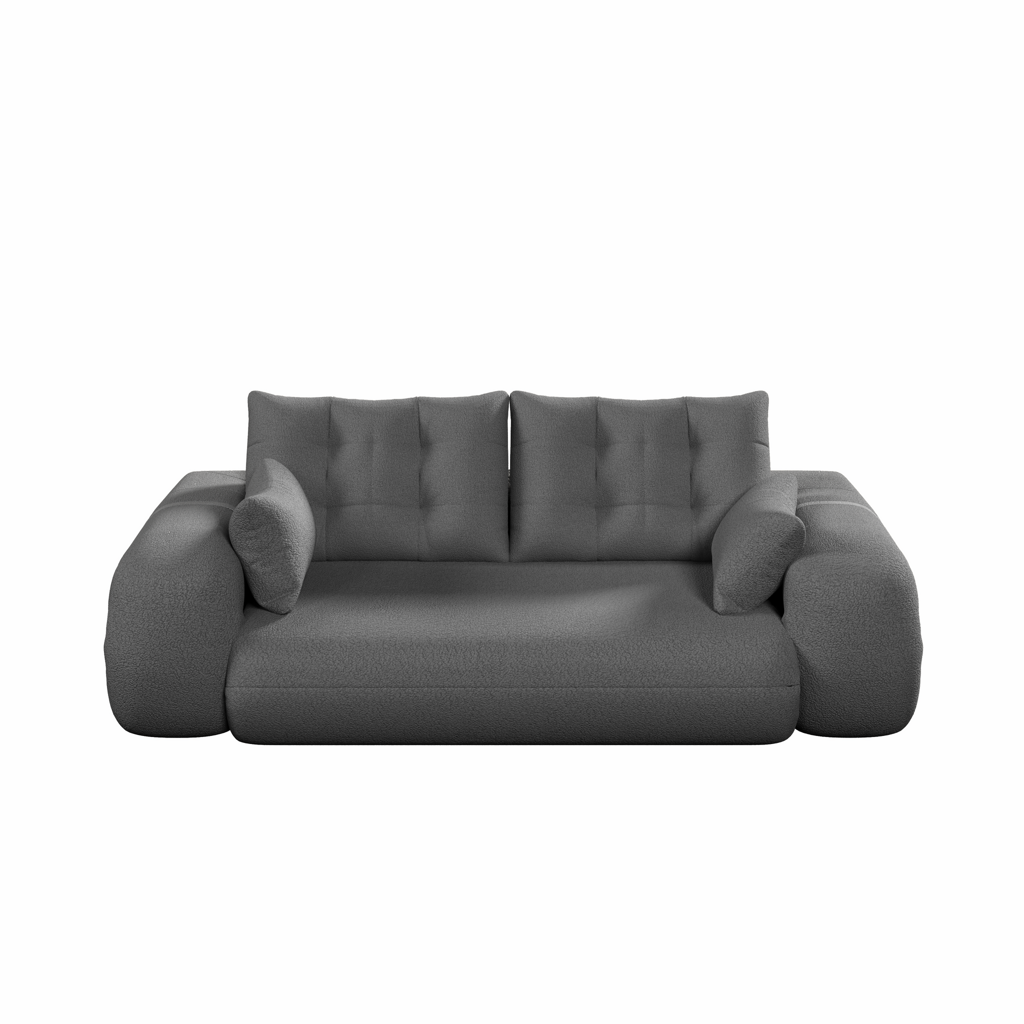 FurnitureR Human Dog Bed, Multi-Functional Foldable Sofa Bed, Teddy Fabric, Foam-Filled, 3-in-1 Convertible Couch, 78.7