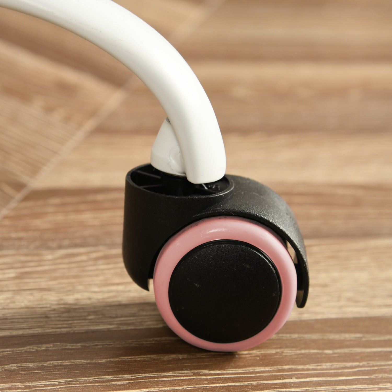 FurnitureR Adjustable Pink Swivel Task Chair with Breathable Back and Padded Seat, Kids & Home Office Chair